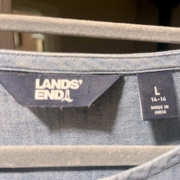 Land’s End Denim Stylish Dress, size LG - Picture 5 of 5